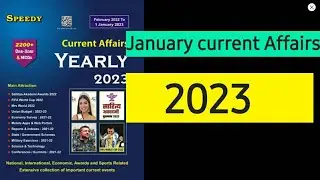 January 2023  CURRENT AFFAIRS Speedy || Speedy current Affairs || TOP 300 MCQ ||