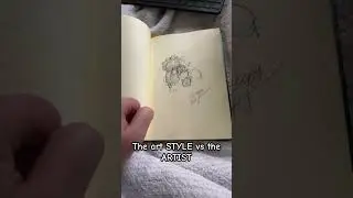What a comparison #art #relatable #artist #sub #shorts #sketch #sketchbook #drawing #vs