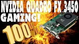 Jugando en Nvidia Quadro fx 3450 256MB DDR3 256BITS  al 100% (benchmarks)