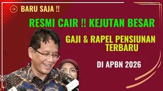  🔴 CAIR‼️KEJUTAN BESAR | BOCORAN GAJI PENSIUNAN TERBARU | ini jawabannya