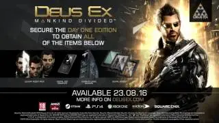 Deus Ex: Mankind Divided (2016) - Трейлер (HD)