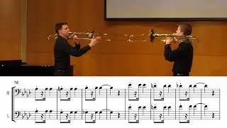 tug of war, but with trombones