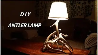 Shed Antler Projects-Antler Lamp