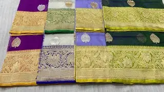 Pure Kora Banarasi Handwoven Kadhuwa Saree #organzasaree #korasilk #banarasi #silksarees #korasaree
