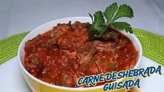 🔥 Carne Deshebrada en Salsa de Tomate😋 La receta que har&aacute; llorar de ORGULLO a la abuela!!! 👵😅🍅🥩