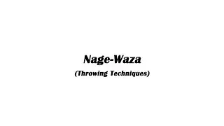 Nage-Waza - Kyushin Ryu Jujitsu