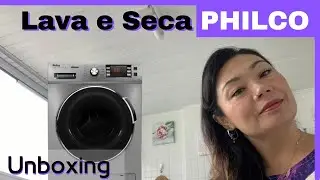 UNBOXING / INSTALAÇÃO DA LAVA E SECA PHILCO 12 kg PSL12T INOX