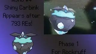(2 in 1 Day!) (Phase 1) (WSHC 16-17 #4) Shiny Carbink Appears after 793 REs!