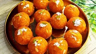 Motichoor Ke Laddu | Ghar Par Banaye Halwai Style Motichoor Laddu Bina Jhare Ke #ytshorts #Motichoor