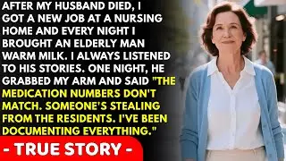 I brought my elderly patient warm milk every night. One night he grabbed my arm and said 