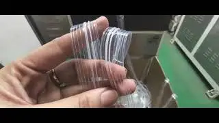 The production of New type of PE double teeth plastic zipper with sound in good quality
