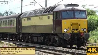 57313 & 57314 at Bamfurlong - 06th July 2021
