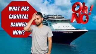 Carnival Cruise Line BANNED More ITEMS! Are They Still the FUN SHIP?