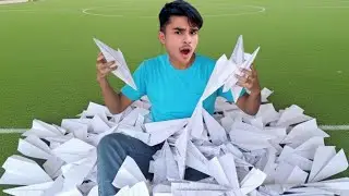I Made 300 Paper Plane's (childhood dream😀)
