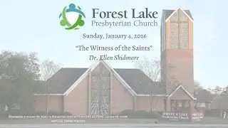 January 4, 2026 Worship Service