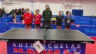 Natalia e Inés semifinales dobles alevín Campeonato Andalucía 2025 Coria del Río
