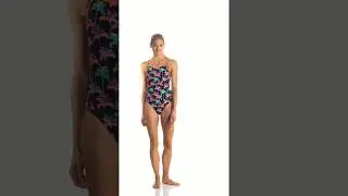 Funkita Women's Palm Drive Diamond Back One Piece Swimsuit | SwimOutlet.com