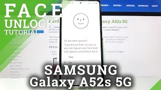 How to Set Up Face Unlock on Samsung Galaxy A52s 5G &ndash; Face Recognition Unlock