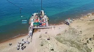 The Needles Chairlift, Alum Bay, Isle of Wight, UK (16 June 2022)