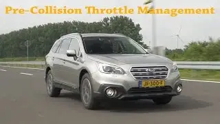 Subaru Outback with EyeSight - Pre-Collision Throttle Management