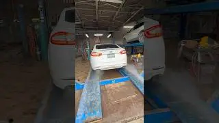400hp Twin Turbo V6 Fusion Sport muffler delete & X pipe #customexhaust #twinturbo #ford #shorts