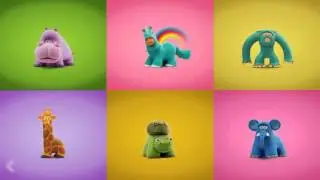 Угадываем животных на картинках - Говорящя Азбука Hey Clay Talking ABC Russian