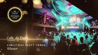Christmas Party Venue Winner, Cafe de Paris, Prestigious Star Awards 2020