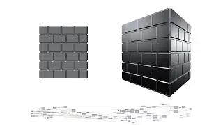 Brick Array with Gap and Chamfer Rhino and Grasshopper Parametric Architecture and Design