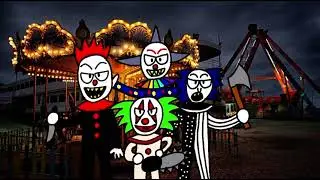 Killer clown horde - poison props 2022