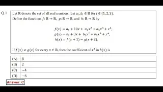 JEE Advance 2025 Mathematics pyq solution