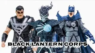 McFarlane DC Multiverse Black Lantern Corps Superman Batman Deathstorm 3 Figure Unboxing & Review