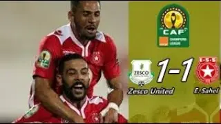 Zesco United 1 X 1 Etoile Du Sahel CAF Liga dos Campe&otilde;es Africano