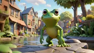 Five Little Frogs Learn to Jump | Action Song for Kids | Nursery Rhymes and Learning Fun