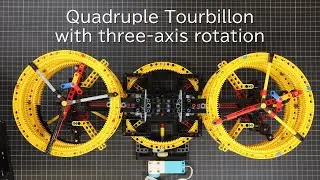Quadruple Tourbillon with 3-axis rotation / Why three planetary gears and three differential gears