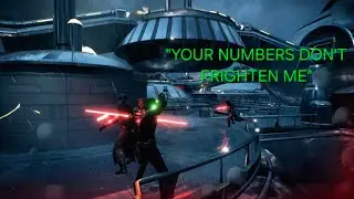 Luke Won&rsquo;t Let The Sith Lords Hurt His Friends. Battle Of Kamino. #battlefront2 #starwars 