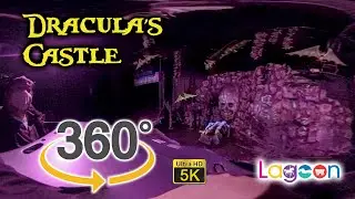 5K VR 360 Dracula's Castle Dark Ride Ultra HD POV Lagoon