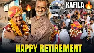 Happy retirement 💐 maza aa gaya 