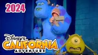 Monsters Inc. Mike & Sulley  Full Ride! Disney's California Adventure Nighttime Experience! 2024 4k