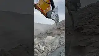 Rock nemesis,Rock Boom.#sany #excavator #rockboom #excavation #digging