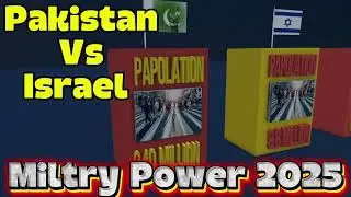 Pakistan vs Israel: Ultimate 3D Military & Population Comparison | Tanks, Nuclear, Aircraft & More!