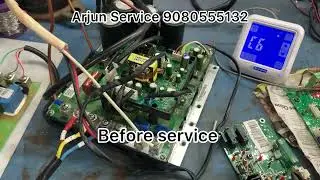 Blue star ductable inverter C6 C4 error code problem pcb repair fix