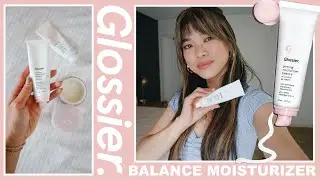 NEW GLOSSIER MOISTURIZER BALANCE REVIEW & DISCOUNT CODE - comparing all of the glossier moisturizers