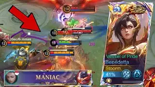 SOUL VESSEL BENEDETTA MANIAC&hellip;TOO EASY💀(global gusion & global benedetta gameplay!?)