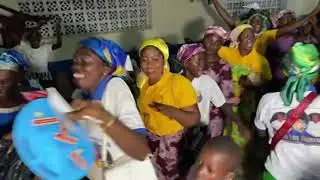 Arrivée et Réception de S.Em le 1er SP DIZOLELE MPUNGU ISAAC à la paroisse d Lufuntonto au K.Central
