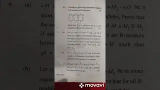 MSC PYQ'S sem -2 (Module Theory)