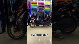 NMAX VINYL WRAP 😱😱😱#shortvideo #nmax #vinylwrap #motorcycle
