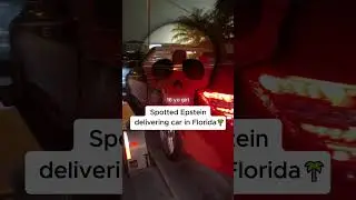 Jeffrey Epstein delivering a car in Florida #shorts #viral #epstein #epsteinisland