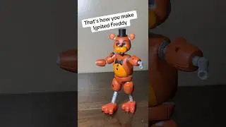 Как сделать Игнайт Фредди из фигурки Jazwares FNaF Endo Series! #fivenightsatfreddys #fnaf