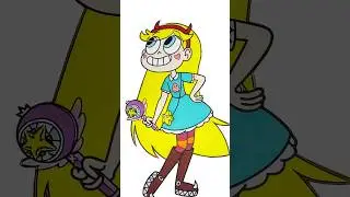 Coloring Star Vs The Forces of Evil #coloring #svtfoe #starbutterfly #drawing