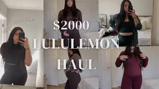 $2000 LULULEMON TRY-ON HAUL | Bump Friendly!
